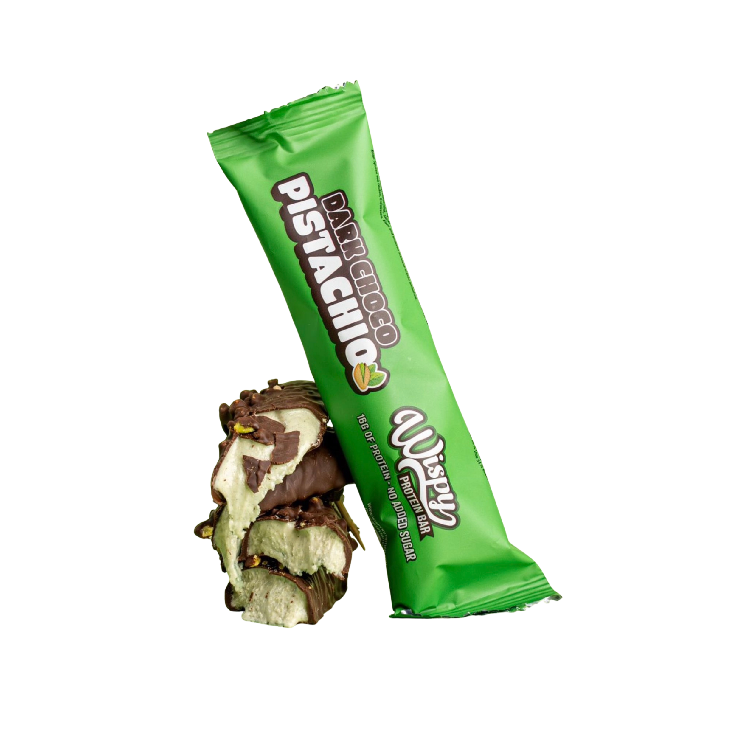 Wispy Dark Choco Pistachio Protein Bar