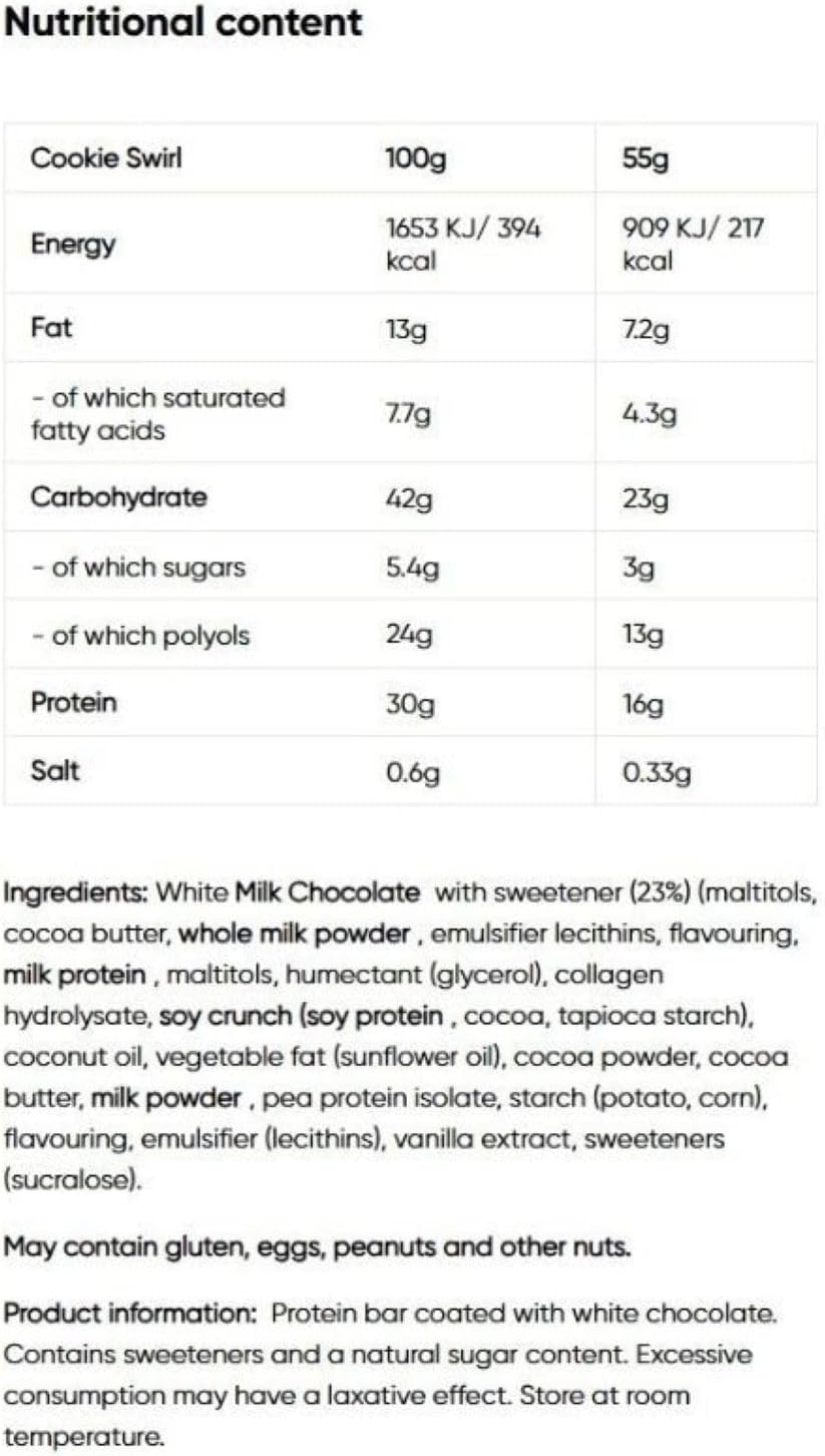 Wispy Cookie Swirl Protein Bar