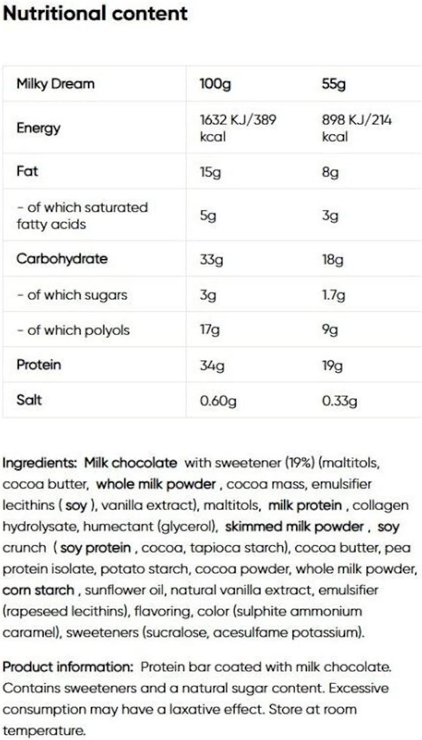 Wispy Milky Dream Protein Bar