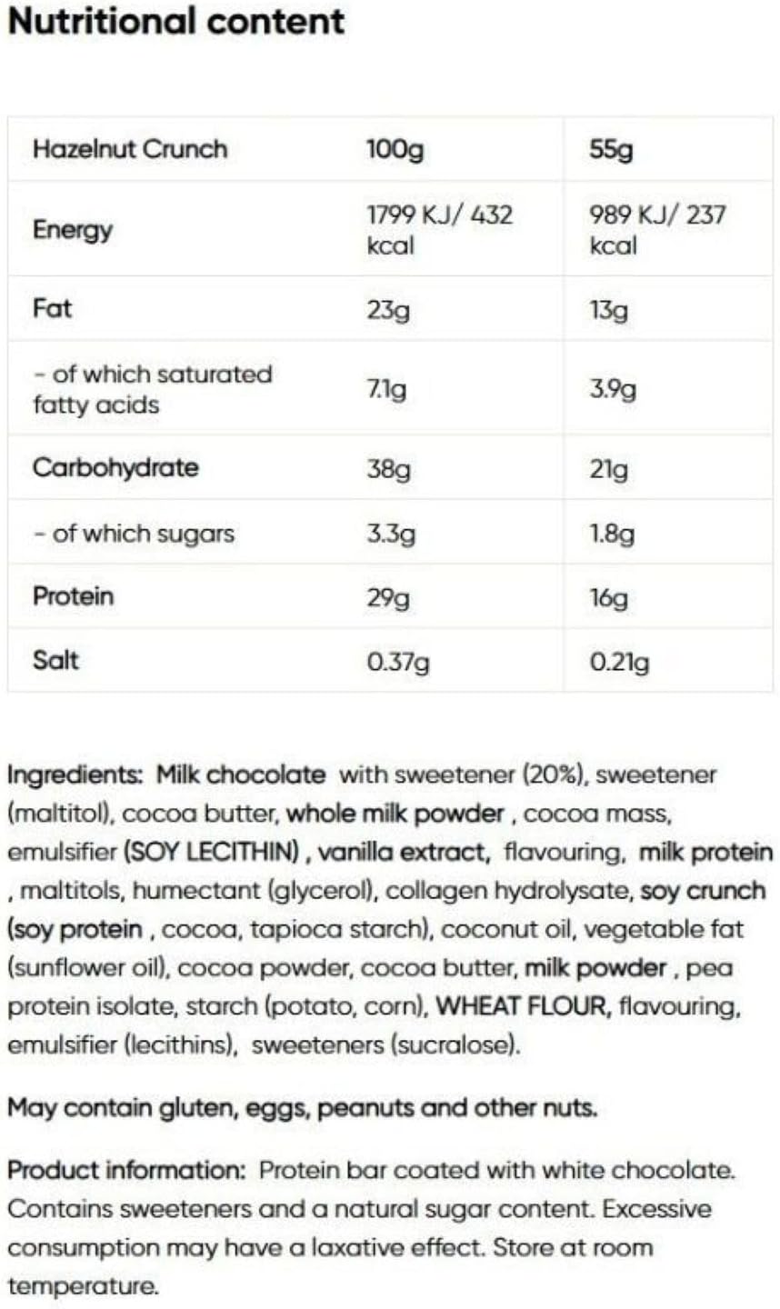 Wispy Hazelnut Crunch Protein Bar