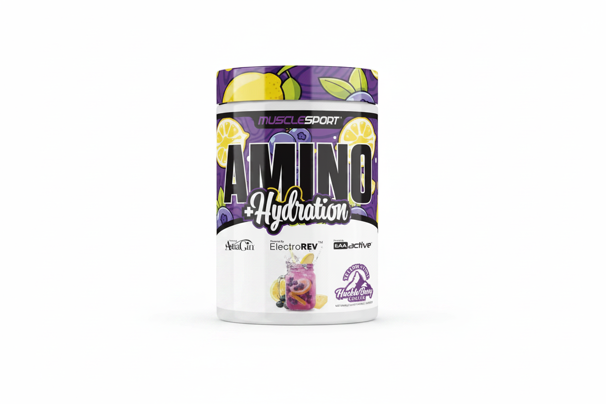 Musclesport Amino+Hydration™ Huckleberry Cooler 360Grams