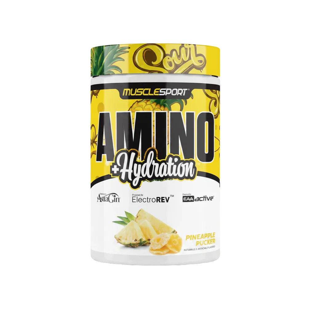 Musclesport Amino+Hydration™ Pineapple Pucker 360Grams